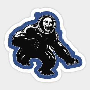 Robot Monster Attacks Sticker